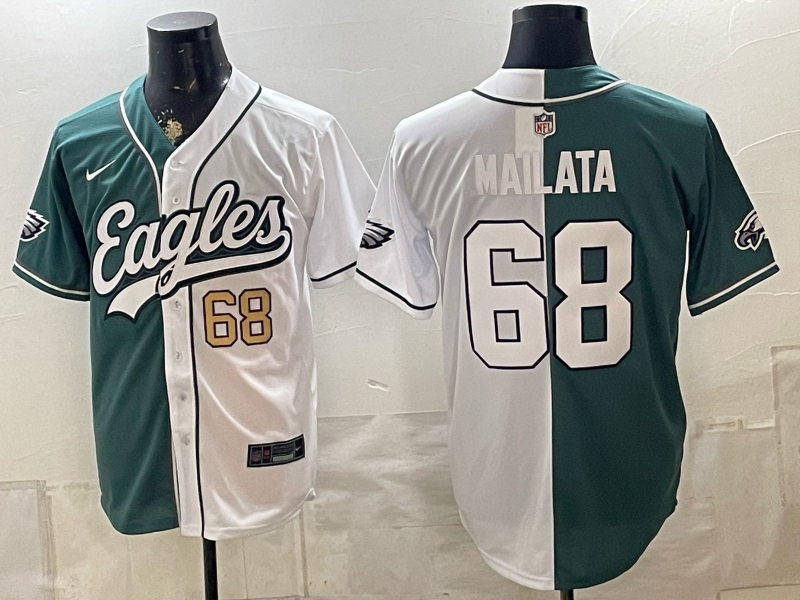 Men 2026 Philadelphia Eagles #68 Mailata white Nike Limited NFL Jersey 0812005->philadelphia eagles->NFL Jersey